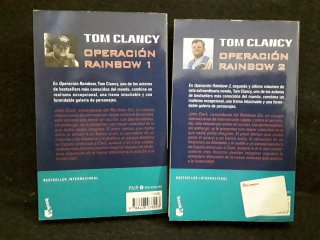 Libros "Operacion Rainbow 1 y 2"