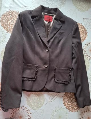Chaqueta Mujer Simply Collection Marrón de Amichi