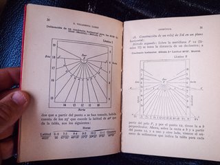 Gnomónica. Arte de construir relojes de sol. 1932.