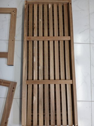 Wenko Banco Acolchado Acina, Zapatero con Asiento, Certificado FSC, Madera, marrón, 90 x 45 x 34 cm
