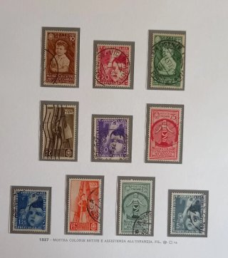 Serie Francobolli Regno Completa Usata