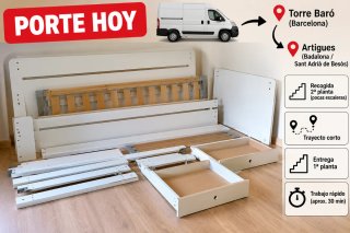 Cama nido desmontada - Porte hoy