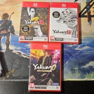 Lotto 3 Giochi Yakuza Switch 2 NUOVI SIGILLATI