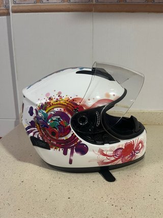 Casco Moto Junior Diseño Abstracto