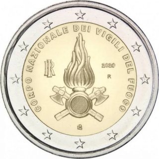 Italia 🇮🇹 2 euros 2020 - Bomberos
