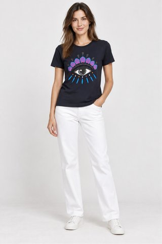Camiseta Kenzo ojo multicolor talla M