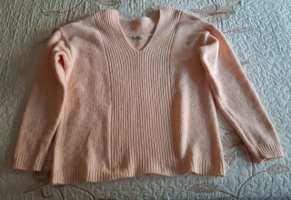 Jersey de punto rosa