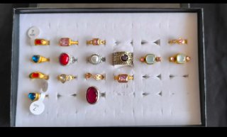 Set de 16 Anillos de Bisutería