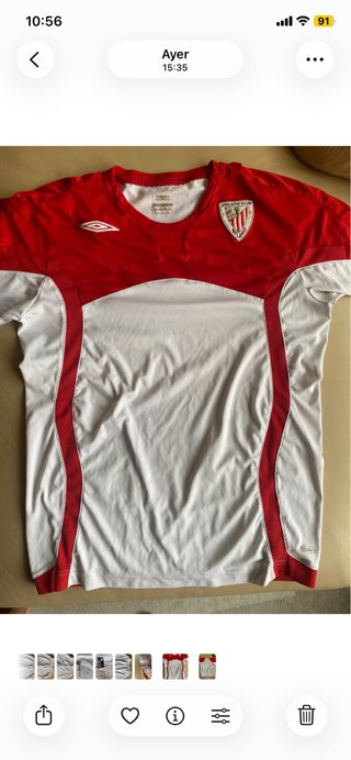 Camiseta entrenamiento Athletic Club Umbro 2007/08