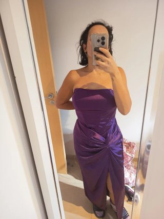 Vestido de fiesta verde