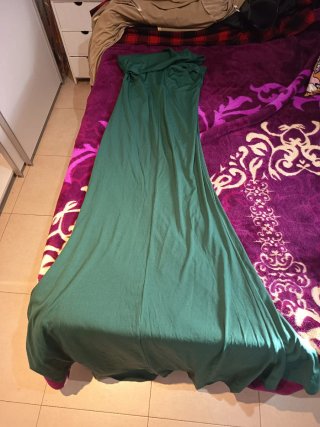 Vestido de fiesta verde