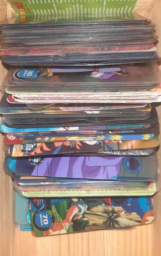Lotto Lamincard Dragon Ball Z e GT