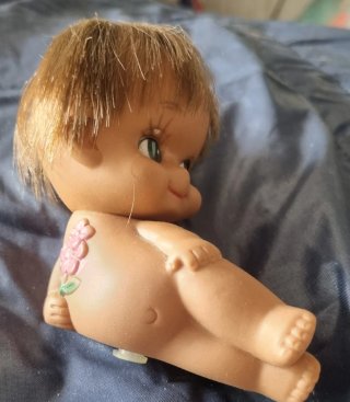 Muñecos de trapo y goma antiguos