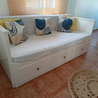 Diván Ikea Hemnes Blanco