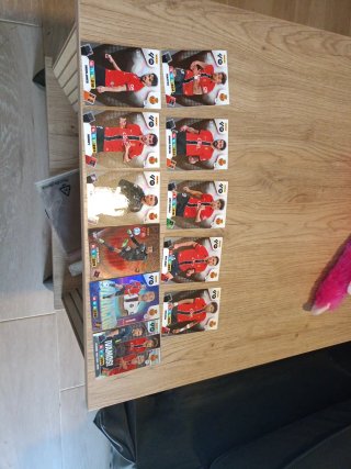 Lote de 10 cromos de fútbol