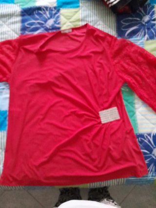 Maglia donna elegante rossa