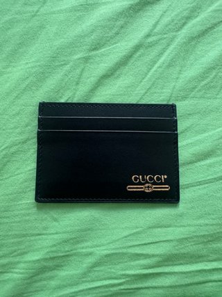 Portacarte Gucci in pelle nera