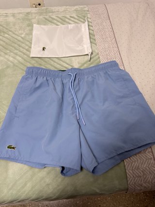 Bañador Lacoste T/M Azul Claro