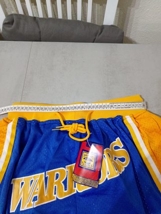 Pantalon de baloncesto NBA Warriors talla L