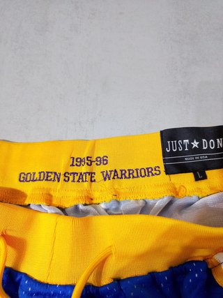 Pantalon de baloncesto NBA Warriors talla L