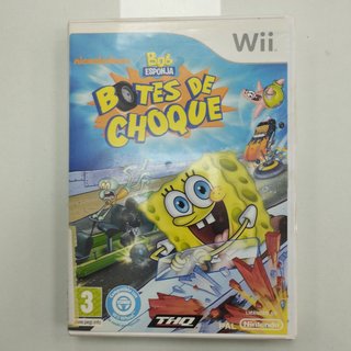 Videojuego Wii bob esponja botes de choque