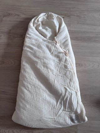 Saco capazo invierno BABY SHOWER (crudo)