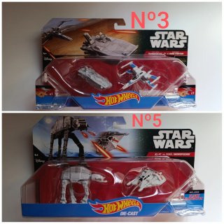 Blisters 2 naves Star Wars Hot Wheels
