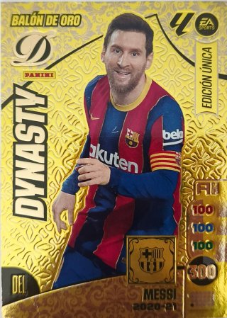 Carta Panini Adrenalyn XL Dynasty Messi