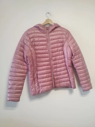 Cazadora rosa acolchada capucha Talla M