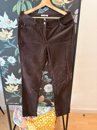 Pantalón Pana Marrón Talla 44