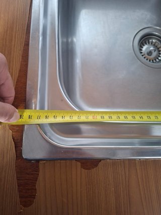 Fregadero cocina acero inoxidable con grifo