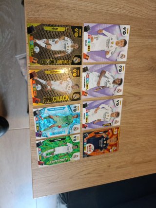 Lote de 7 Cromos Panini Real Madrid