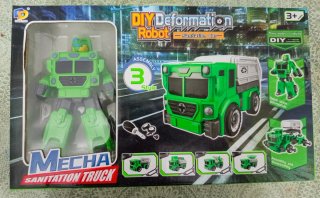Transformer Mecha Sanitation Truck