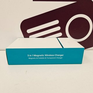 Cargador 3 en 1 Magnetic wireless charger T618-F 15w (sin us