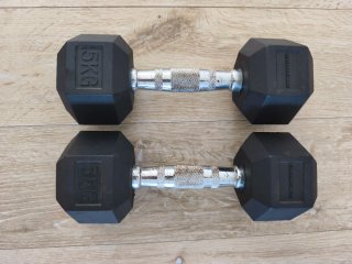 2 Mancuernas Getstrong Black Edition 5kg