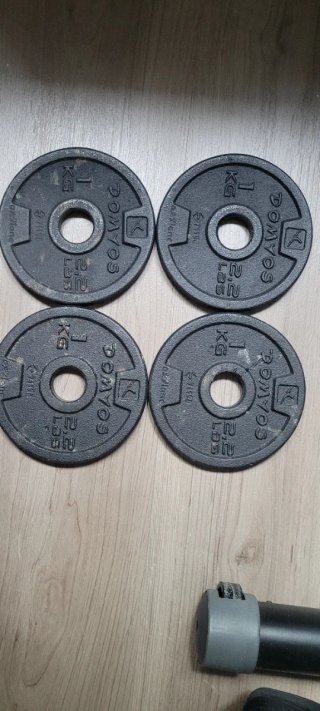 4 Discos Domyos de 1 kg