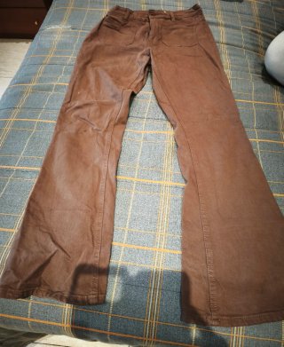 Pantalones Stradivarius Marrones Talla 38