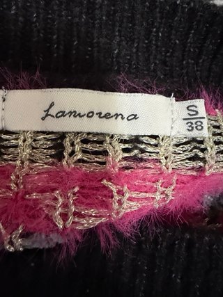 Jersey de lana con estampado geométrico