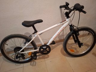 Bicicleta Rockrider 20",6-9 años,garantía 3 años