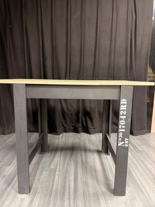 Mesa alta plegable comedor o cocina.
