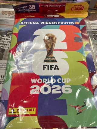 Póster Oficial y 30 Cromos FIFA World Cup 2026
