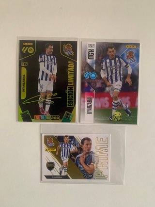 3 Cromos Panini Oyarzabal Real Sociedad
