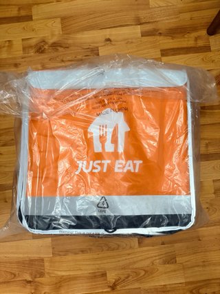 Mochila de delivery Just eat nueva