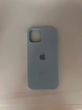 Funda Silicona compatible iPhone 12 Azul