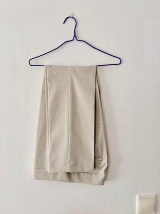Traje dos piezas mujer Ann Taylor beige
