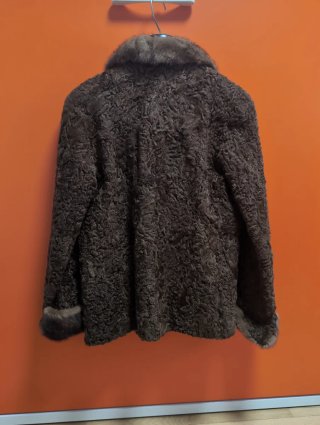 Chaquetón de astracán CORTEFIEL marrón