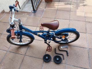 Bicicleta Infantil BTWIN 900 Alu City 16 Azul