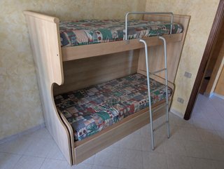 Letto a castello 3 posti indipendenti