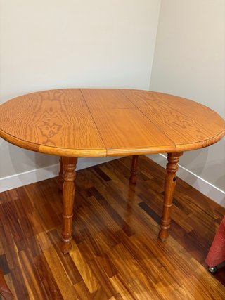 Tavolo Rotondo Estensibile in Pino 96cm