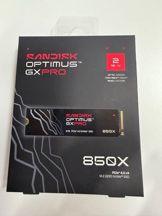 Disco Duro SanDisk Optimus GX PRO 850X 2TB M.2 NVM